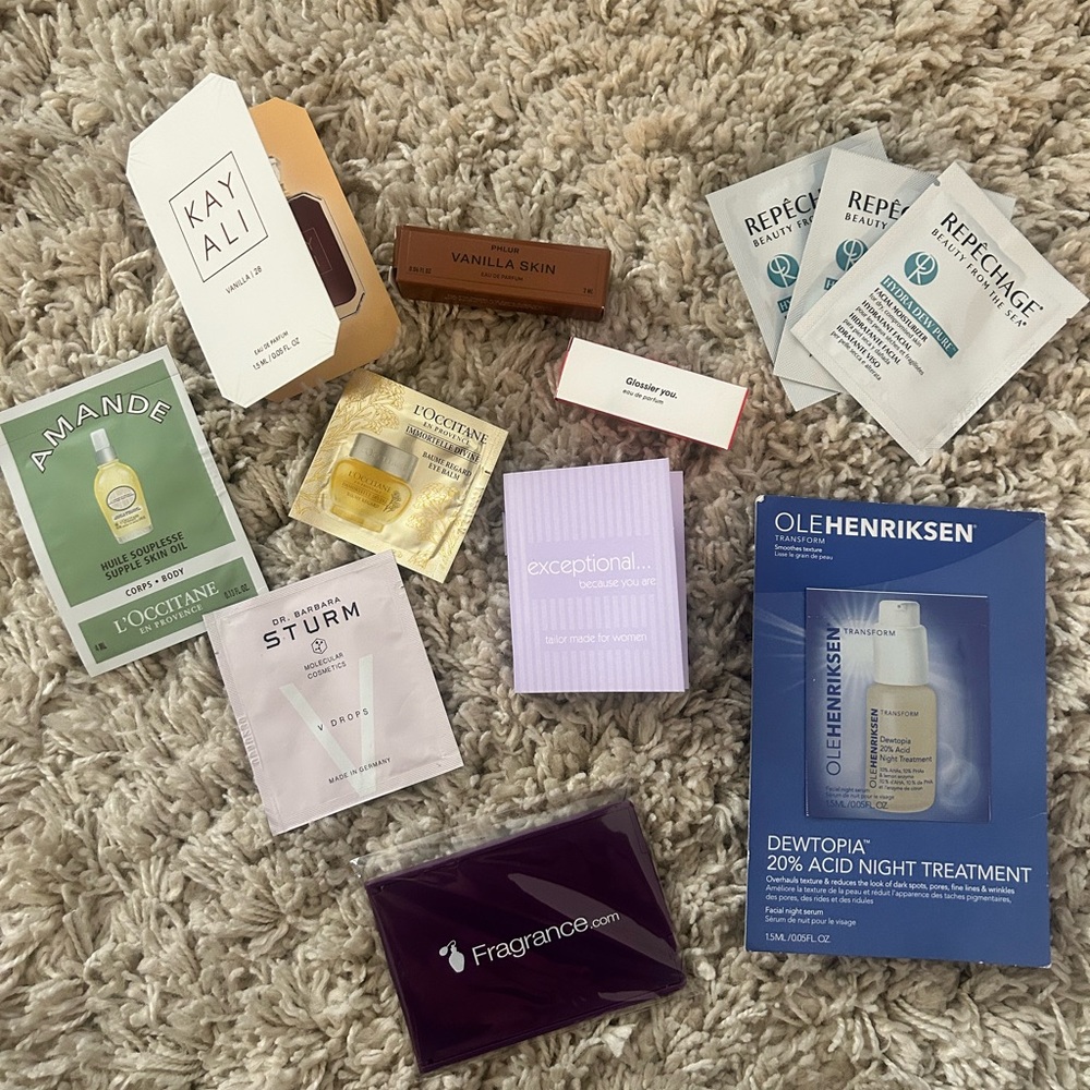 Skincare and Fragrance Sample Bundle
